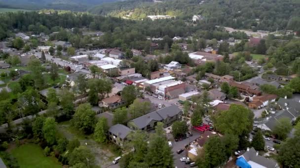 Orbite Aérienne Haute Dessus Blowing Rock Caroline Nord — Video