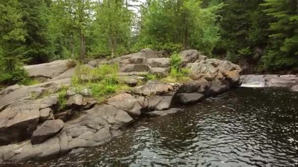 Oxtongue Falls Algonquin Park Ontario Canada — стокове відео