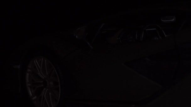 Vue Latérale Lamborghini Sian Sous Une Lumière Douce — Video