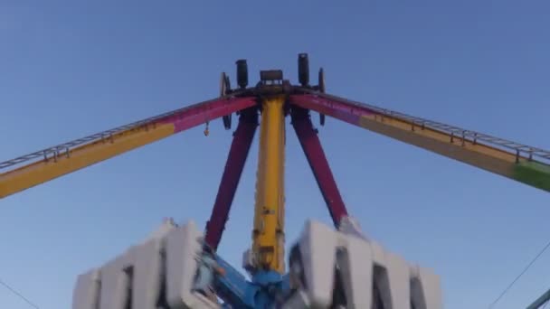 Karnaval Parkı Lunapark Gezileri — Stok video