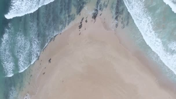 Luftflug Von Exotischem Strand Südafrika — Stockvideo