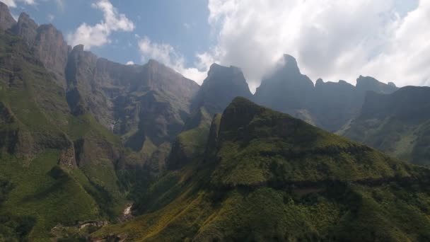 Aérienne Cinématographique Des Montagnes Afrique Sud — Video
