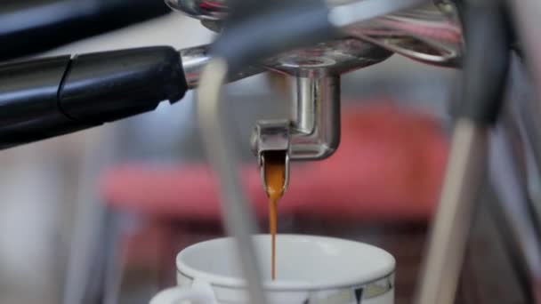 Hoogwaardige Barista Koffie — Stockvideo