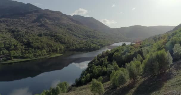Loch Leven Loch Cerca Glencoe Las Tierras Altas Escocia — Vídeo de stock