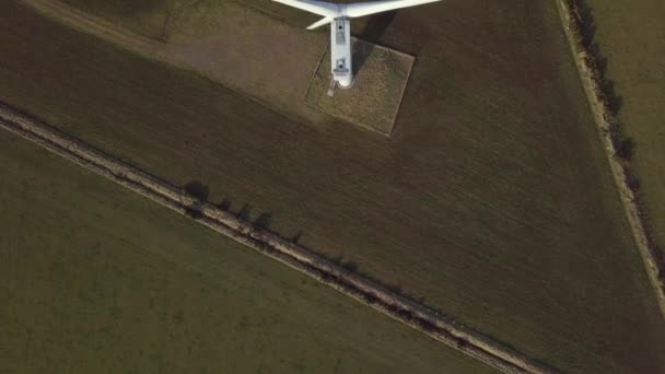 Imagens Aéreas Parque Turbinas Eólicas Escócia — Vídeo de Stock