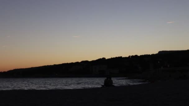 Timelapse Sulla Spiaggia Cassis Francia — Video Stock