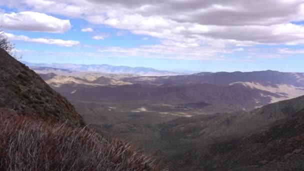 Paysage Désertique Dans Sud Californie Long Pacific Crest Trail — Video