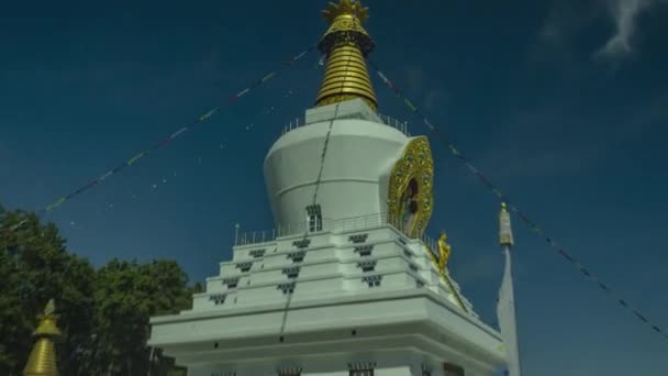 Hiperregazo Del Templo Buda — Vídeos de Stock