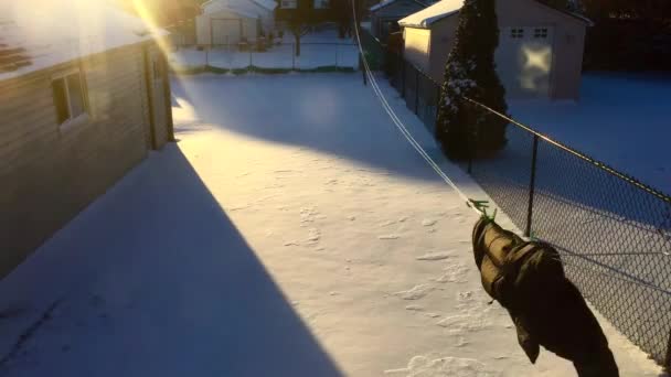 Amplio Lapso Tiempo Puesta Sol Luz Oscuridad Lanzando Una Sombra — Vídeo de stock