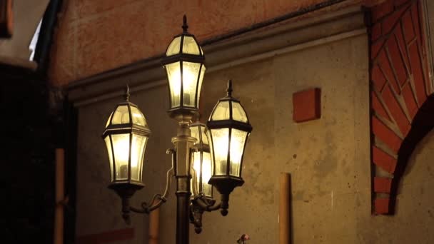 Lampadaire Dans Rue — Video