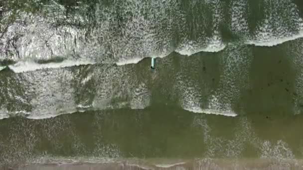 Surfistas Mar Kamakura Japão — Vídeo de Stock