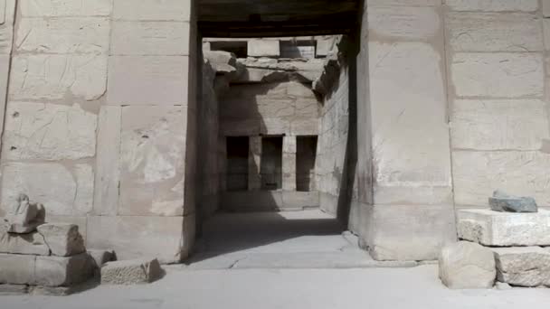 Mısır Luxor Daki Karnak Tapınağı Stok Videosu Karnak Tapınağı Kompleksi — Stok video
