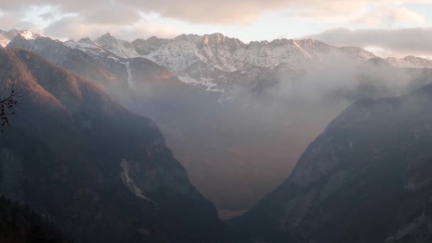 Rijden Kijken Hoogste Bergpas Slovenië Van Vrsic Nationaal Park Triglav — Stockvideo