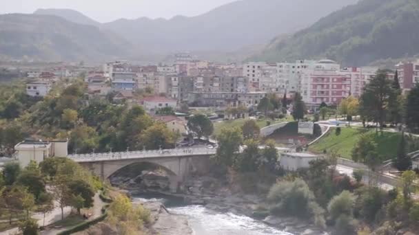 Città Permet Albania — Video Stock
