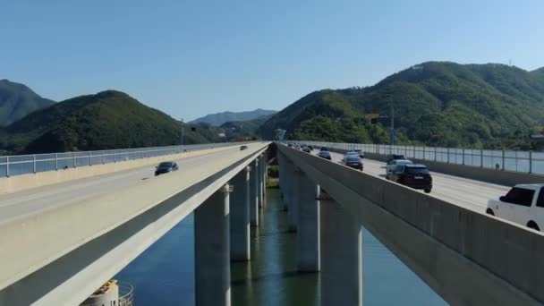 Dwa Mosty Które Wydają Się Być Perspektywą — Wideo stockowe