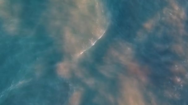 You Combine Sunrise Waves Lake Michigan Drone Footage Look Something — Stock Video