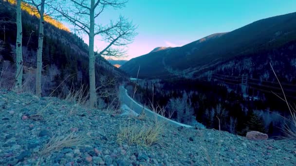 Timelapse Coche Colorado — Vídeo de stock