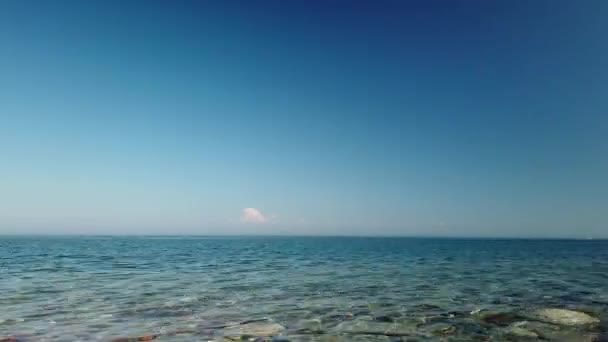 Amplio Lapso Tiempo Del Lago Que Muestra Patrones Aguas Superficiales — Vídeo de stock