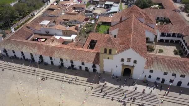 Toeristische Stad Villa Leyva Boyac Colombia — Stockvideo