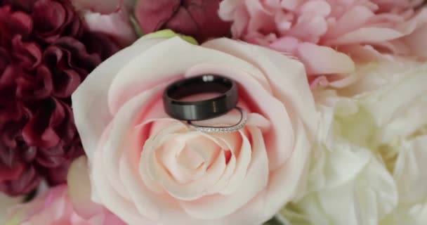 Anillos Boda Una Boda Centro Bodas Eventos Strathmere — Vídeos de Stock