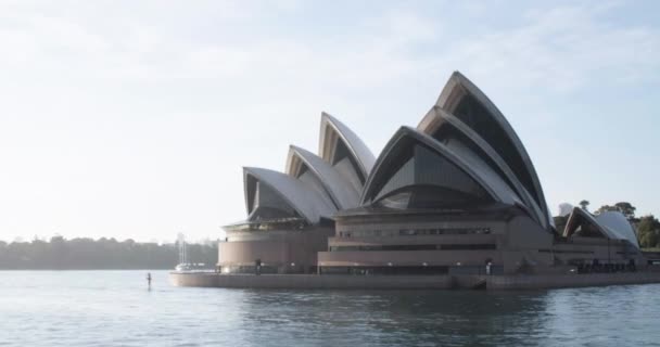 Sydney Opera House Daytime Sydney Harbour Στο Σίδνεϊ Νέα Νότια — Αρχείο Βίντεο