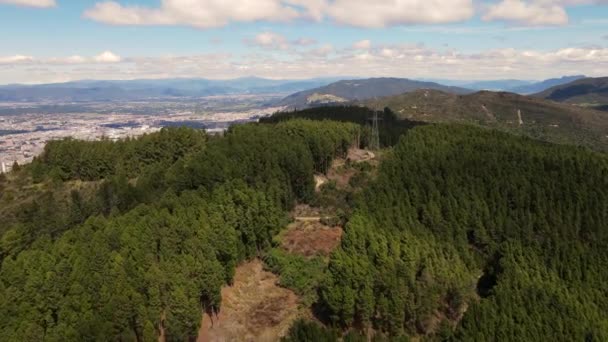 Landschaften Den Bergen Kolumbiens Nahe Bogotá — Stockvideo