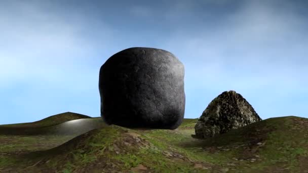 Εννοιολογικό Βίντεο Που Απεικονίζει Μια Κεφαλή Olmec — Αρχείο Βίντεο