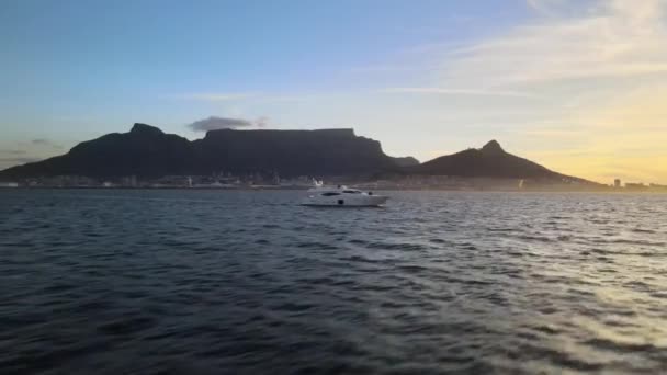 Table Mountain Cape Town Dél Afrika Hdr — Stock videók