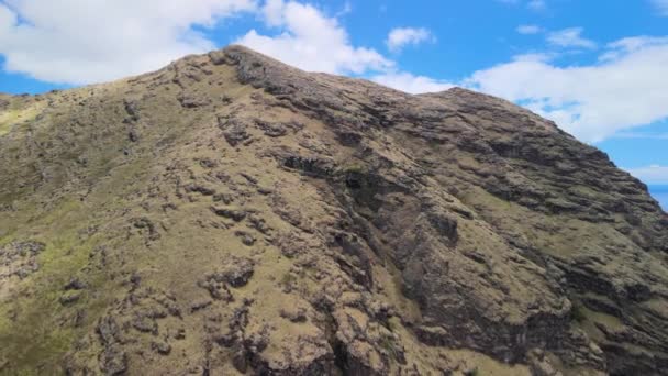 Vue Sur Montagne Ciel Une Montagne Sur Oahu — Video