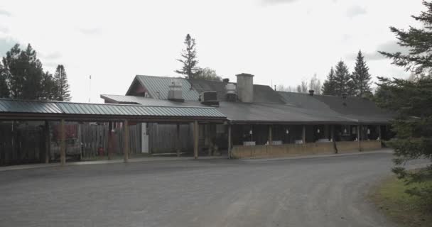 Lugar Rústico Para Bodas Eventos Bean Town Ranch Cerca Ottawa — Vídeo de stock