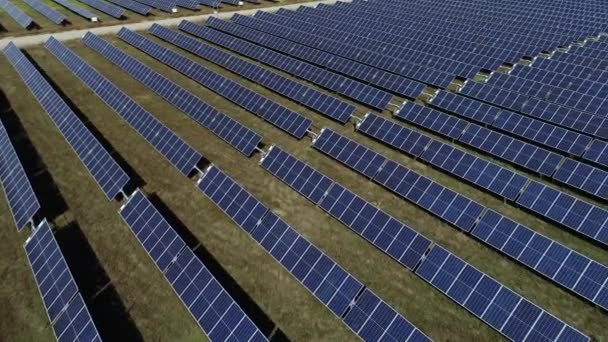 Letecký Pohled Pole Solárních Panelů Mexiku — Stock video
