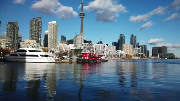 Toronto Limanı Gündüz Çekimleri — Stok video