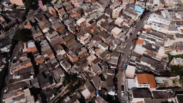 Drone Flying Kamera Tlked Felett Mateus Egyik Legnagyobb Nyomornegyed Paulo — Stock videók