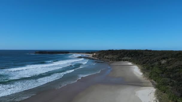 공중에서 보호구역의 신화적 민족의 기원이라는 수있다 Goanna Headland Australia — 비디오