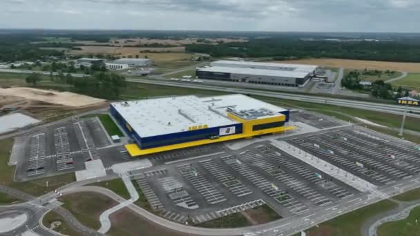 Ikea Tallinn Store Apenas Alguns Dias Antes Abrir Aldeia Kurna — Vídeo de Stock