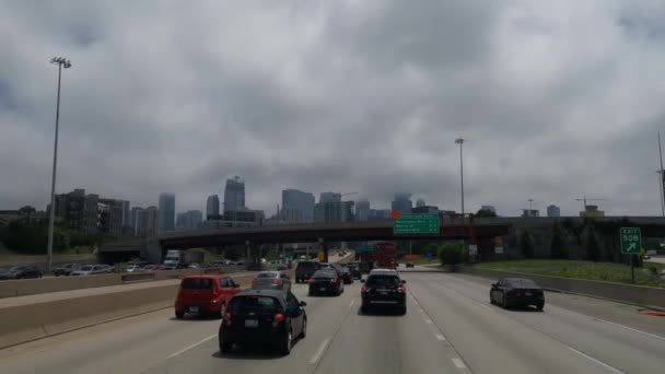 Reisen Raum Chicago Illinois Vororte Straßen Und Autobahnen Pov Modus — Stockvideo