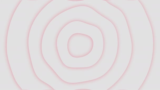 Pozadí Pohybu Abstrakt Circle Wave Background Animation — Stock video