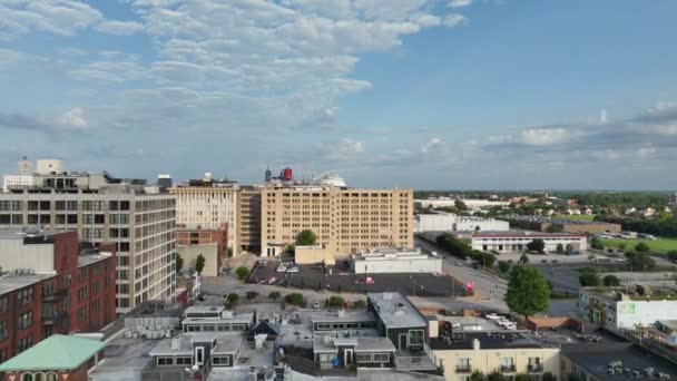 Vista Aérea Carnaval Azotea Louis Missouri — Vídeos de Stock