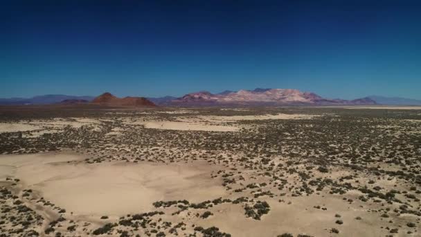 Black Rock Desert Drone View — Stock Video