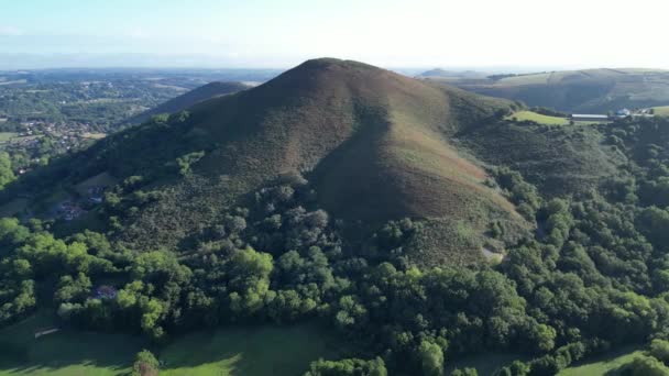 Larrun Ascain France Sentiers Populaires Colline Randonnée Avec Vue Sur — Video