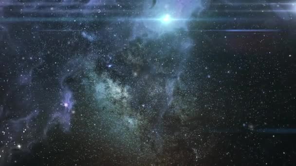 Nebel Rückt Universum Näher — Stockvideo