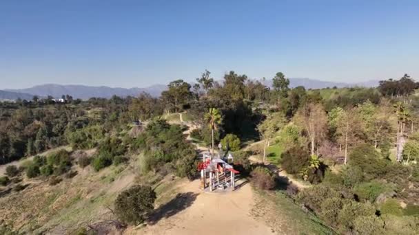 Angeles Point Los Angeles Elfaban Park — стоковое видео