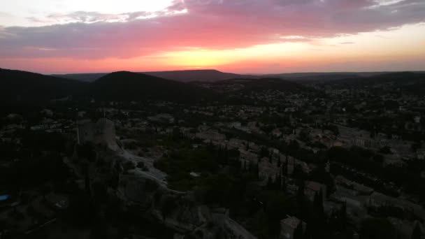 City Vaison Romaine France Has Rich Roman History Has Two — Stok video