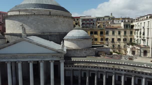Plaza Plebiscito Plaza Nápoles Por Dron — Vídeo de stock