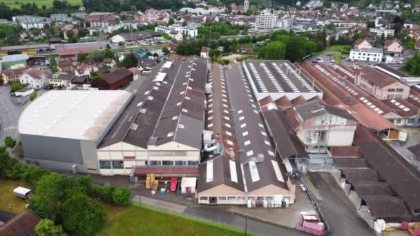 Drone Fotos Cidade Laufen Suíça Uhd — Vídeo de Stock