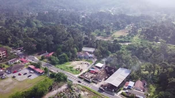 Drone Scatti Hulu Langat Vicino Alla Maggiore Periferia Kuala Lumpur — Video Stock