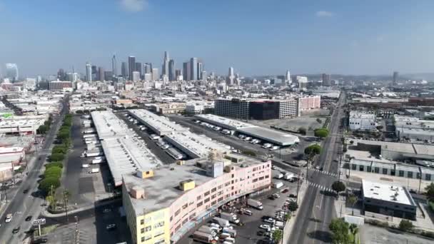 Centro Los Ángeles Por Mañana — Vídeo de stock