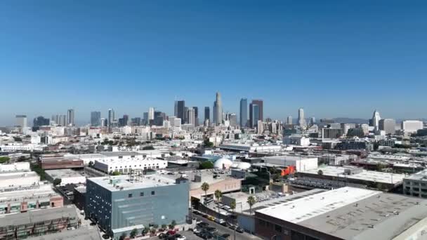 Centro Los Angeles Vicino Quartiere Delle Arti — Video Stock