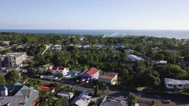 Drone Shots Van Suva Andere Delen Van Fiji Eilanden Waaronder — Stockvideo