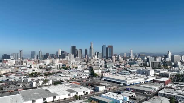 Centrul Orașului Los Angeles Skid Row — Videoclip de stoc